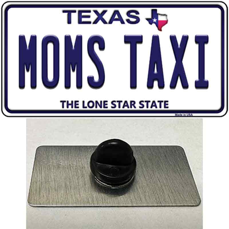 Moms Taxi Texas Novelty Metal Hat Pin