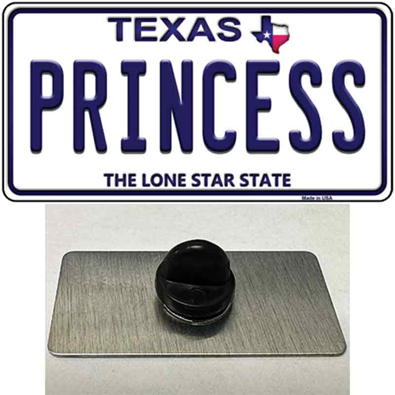 Princess Texas Novelty Metal Hat Pin