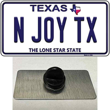 N Joy TX Texas Novelty Metal Hat Pin