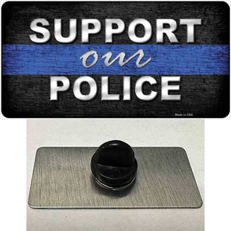 Support Our Police Novelty Metal Hat Pin