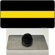 Thin Yellow Line Novelty Metal Hat Pin