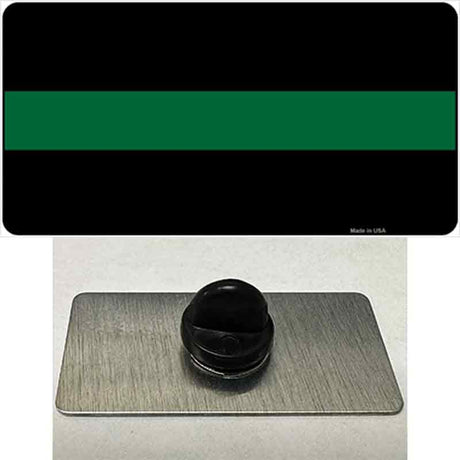 Thin Green Line Novelty Metal Hat Pin