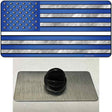 Blue American Flag Thin White Line Novelty Metal Hat Pin