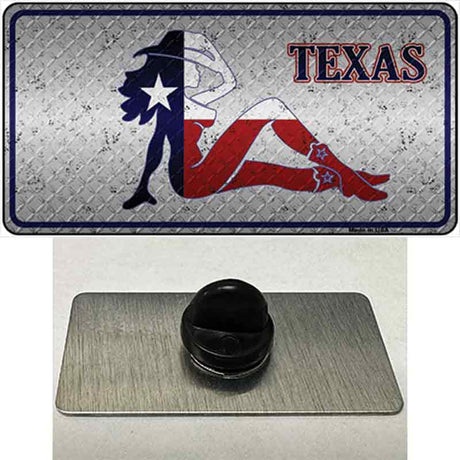 Texas Girl Diamond Novelty Metal Hat Pin