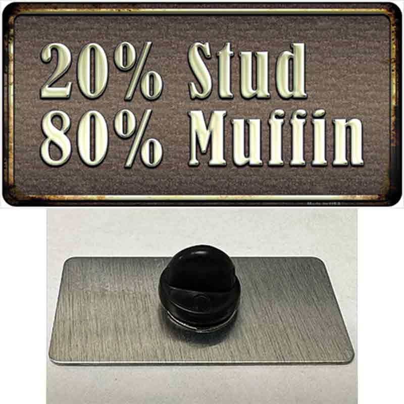 20 Percent Stud Novelty Metal Hat Pin