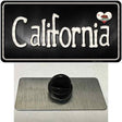 California Flag Script Novelty Metal Hat Pin