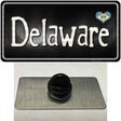 Delaware Flag Script Novelty Metal Hat Pin