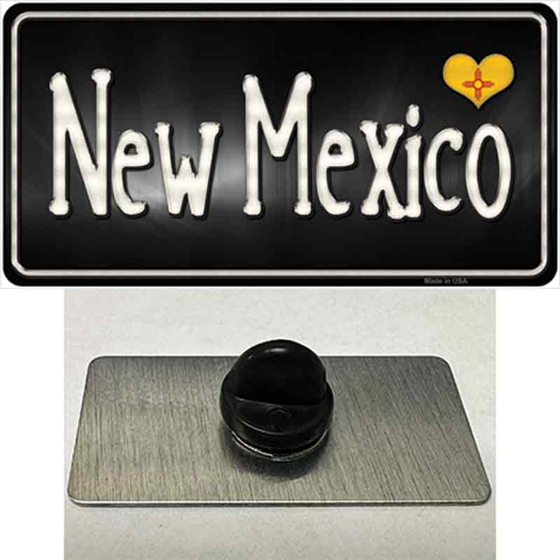 New Mexico Flag Script Novelty Metal Hat Pin