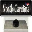 North Carolina Flag Script Novelty Metal Hat Pin