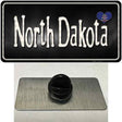 North Dakota Flag Script Novelty Metal Hat Pin