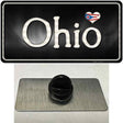 Ohio Flag Script Novelty Metal Hat Pin