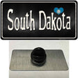 South Dakota Flag Script Novelty Metal Hat Pin