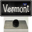 Vermont Flag Script Novelty Metal Hat Pin