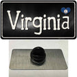 Virginia Flag Script Novelty Metal Hat Pin