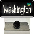 Washington Flag Script Novelty Metal Hat Pin