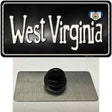 West Virginia Flag Script Novelty Metal Hat Pin