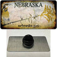 Nebraska Gov Rusty Blank Novelty Metal Hat Pin