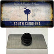 South Carolina I Breathe Rusty Blank Novelty Metal Hat Pin