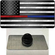 American Flag Police / Fire Novelty Metal Hat Pin