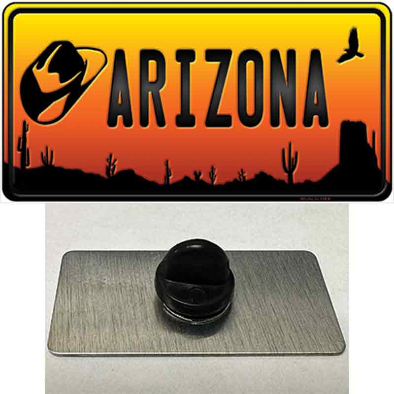 Cowboy Hat Arizona Scenic Novelty Metal Hat Pin