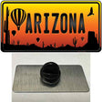 Balloon Arizona Scenic Novelty Metal Hat Pin