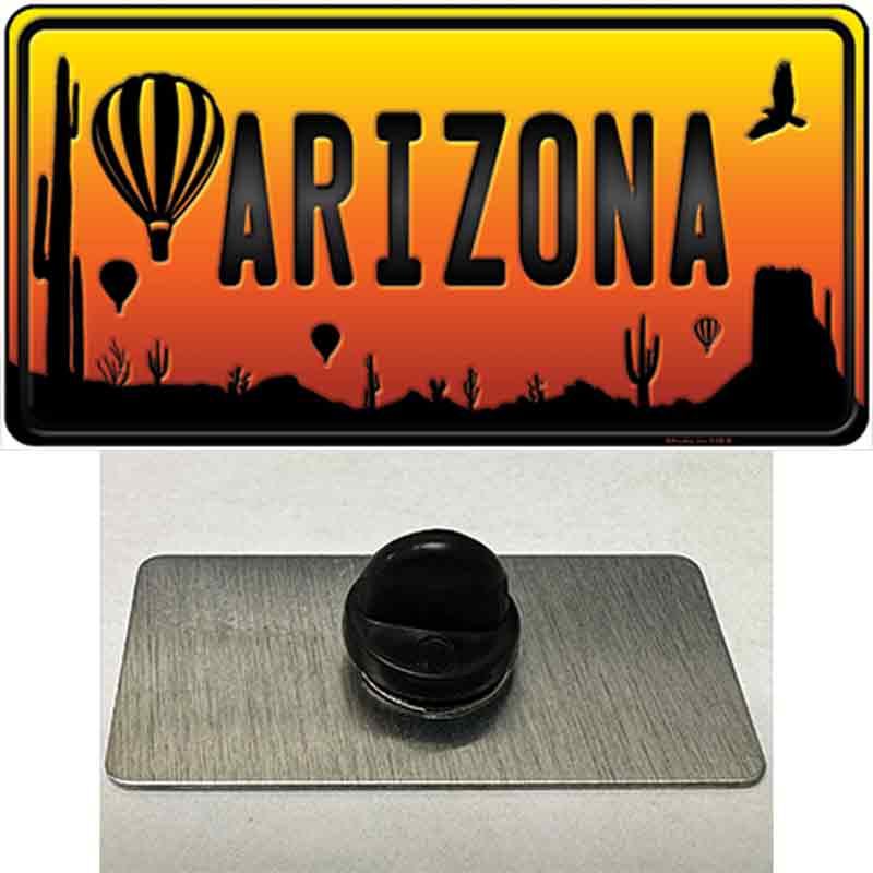 Balloon Arizona Scenic Novelty Metal Hat Pin