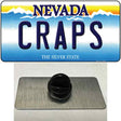 Craps Nevada Novelty Metal Hat Pin