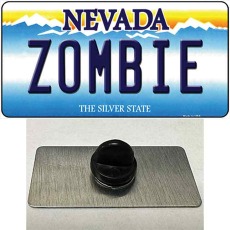 Zombie Nevada Novelty Metal Hat Pin