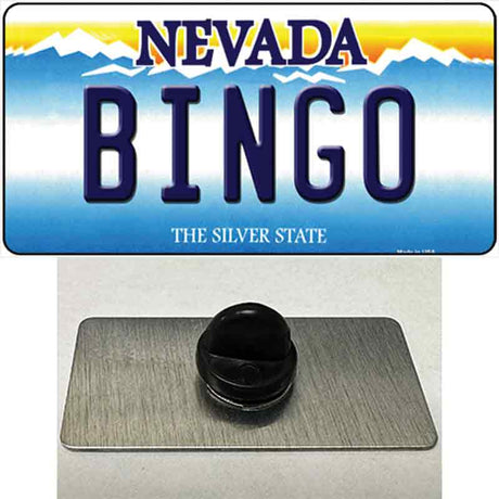 Bingo Nevada Novelty Metal Hat Pin