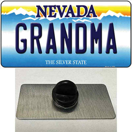 Grandma Nevada Novelty Metal Hat Pin