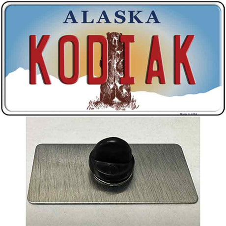 Kodiak Alaska State Novelty Metal Hat Pin