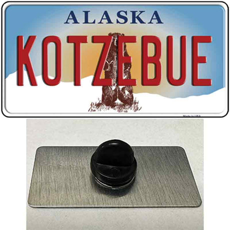 Kotzebue Alaska State Novelty Metal Hat Pin