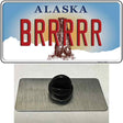 Brrrrr Alaska State Novelty Metal Hat Pin