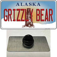 Grizzly Bear Alaska State Novelty Metal Hat Pin