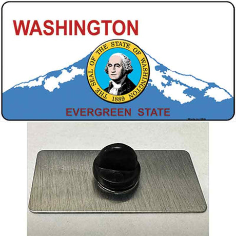 Washington With Seal Novelty Metal Hat Pin