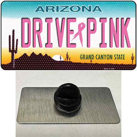 Drive Pink Arizona Novelty Metal Hat Pin