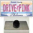 Drive Pink Alabama Novelty Metal Hat Pin