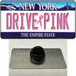 Drive Pink New York Novelty Metal Hat Pin