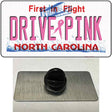 Drive Pink North Carolina Novelty Metal Hat Pin