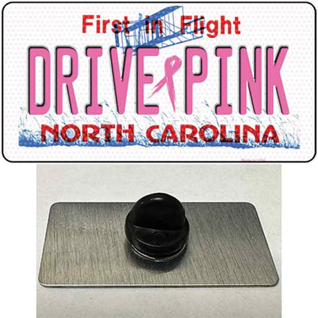 Drive Pink North Carolina Novelty Metal Hat Pin