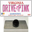 Drive Pink Virginia Novelty Metal Hat Pin