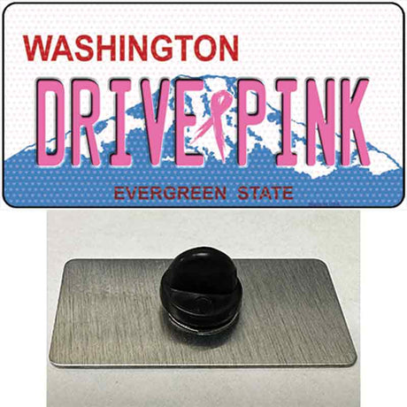 Drive Pink Washington Novelty Metal Hat Pin