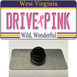 Drive Pink West Virginia Novelty Metal Hat Pin