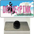 Drive Pink Wyoming Novelty Metal Hat Pin