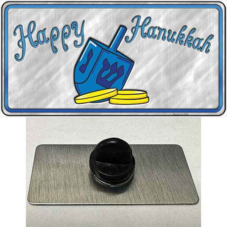 Happy Hanukkah Dreidel Novelty Metal Hat Pin