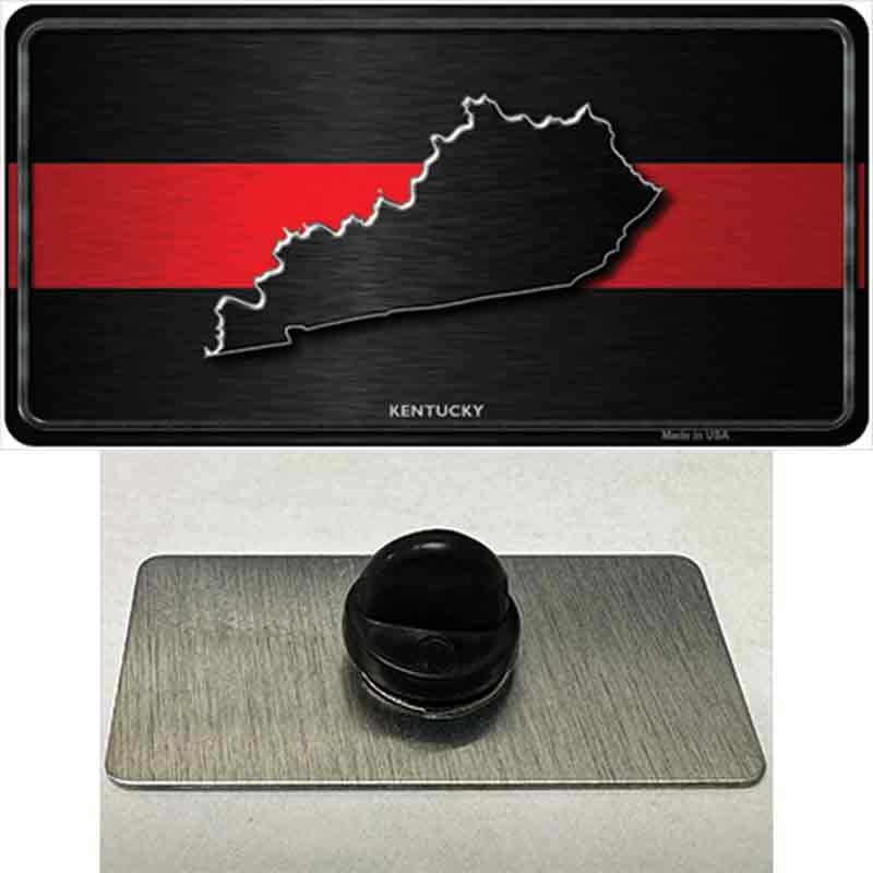 Kentucky Thin Red Line Novelty Metal Hat Pin