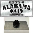 Property Of Alabama Novelty Metal Hat Pin