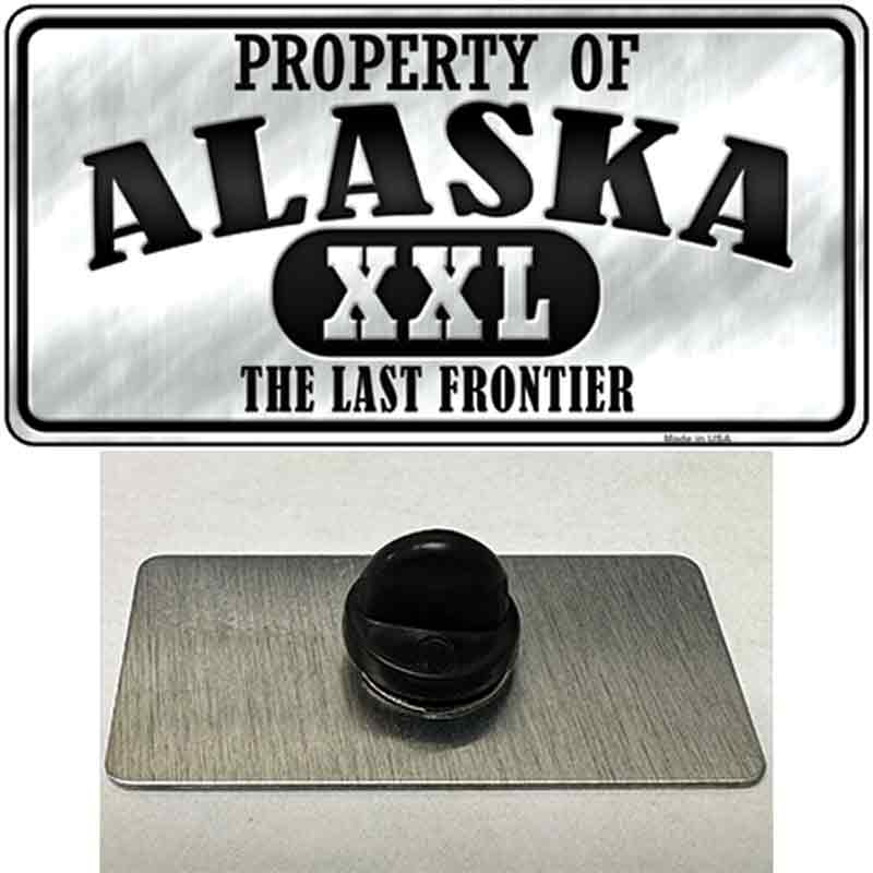 Property Of Alaska Novelty Metal Hat Pin