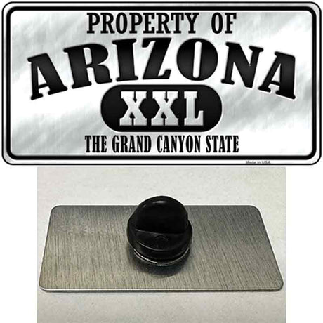 Property Of Arizona Novelty Metal Hat Pin