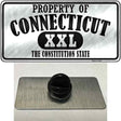 Property Of Connecticut Novelty Metal Hat Pin